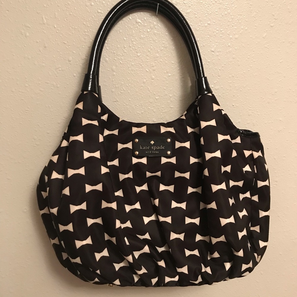 Kate spade bow print handbag